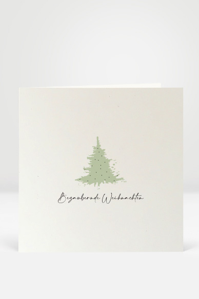 Gold, anthrazit Weihnachtskarte, Artikel-Nr.: WQ-070.2