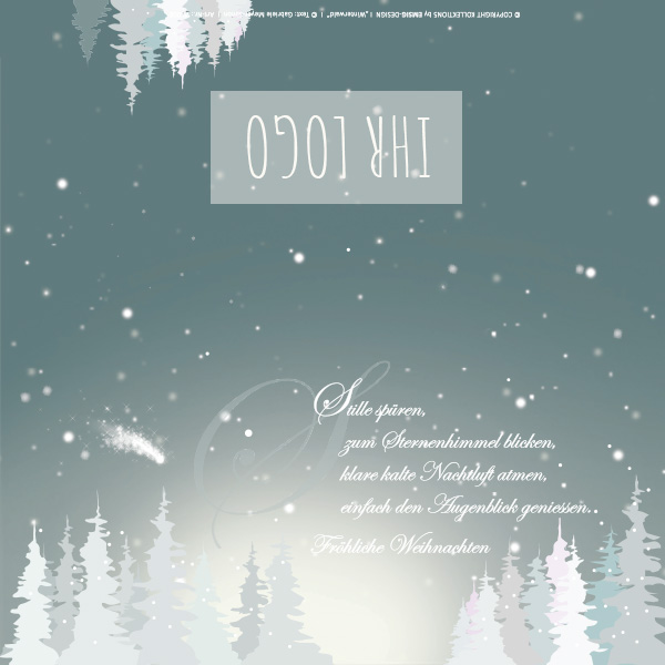 Weihnachtskarte mit Gedicht, Artikel-Nr.: W-008, Detail 02