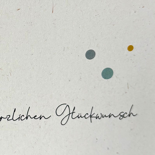 Quadratische Glückwunschkarte mit Luftballon, Artikel-Nr.: GQ-001