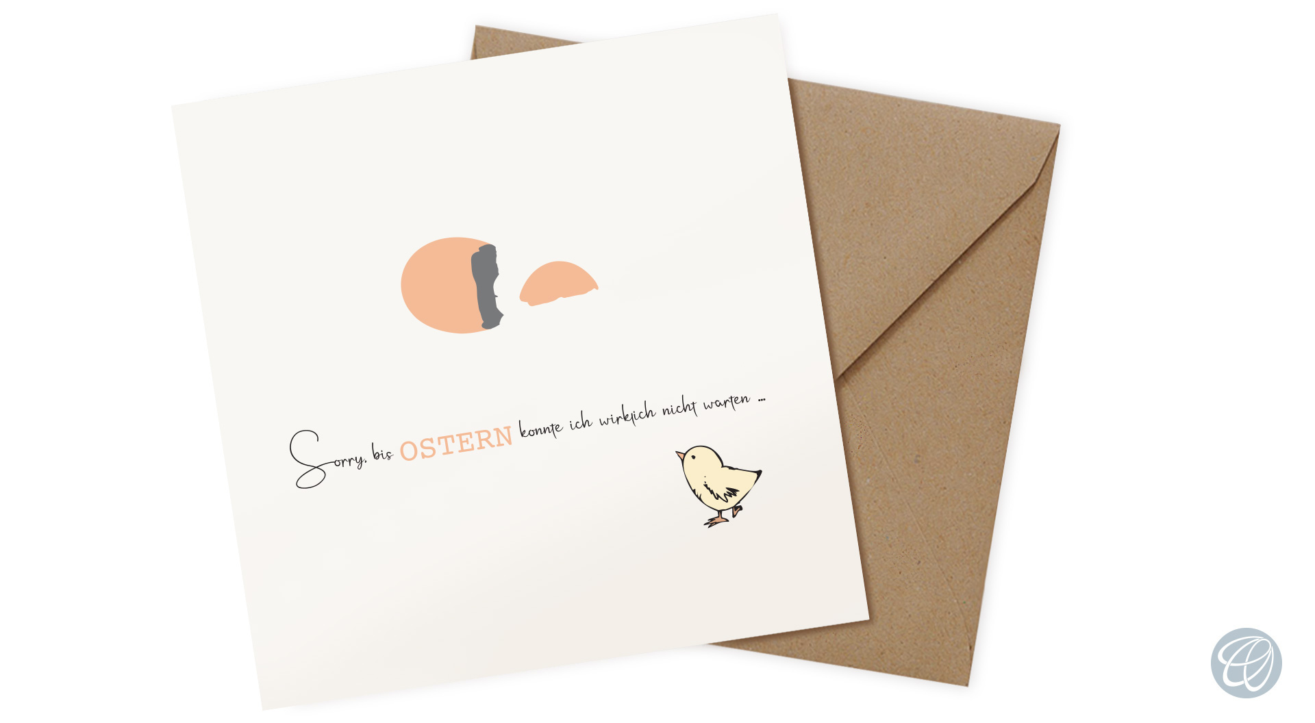 moderne originelle Osterkarte Art.-Nr.: OQ-004.1