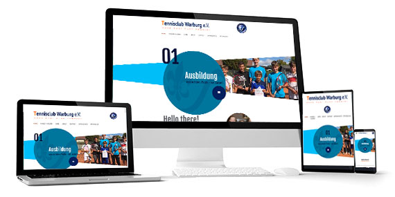 Responsive Webdesign Tennisclub Warburg e.V.